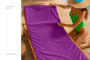 Summer Beach Towel Mockup Set, a Household Mockup by Country4k (Thumbnail 3 of 5)