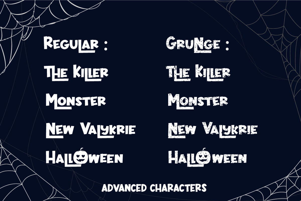 The Killer Halloween Family Font, a Font by Mightyfire (Photo 3 of 3)