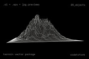 GEO_TERRAIN2 Vector Pack, a Background Graphic by codetoform (Thumbnail 11 of 14)