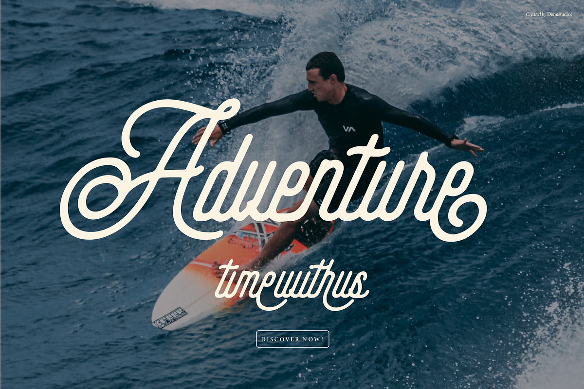 Kimdelim | Monoline Script, a Script Font by Denustudios (Photo 8 of 15)