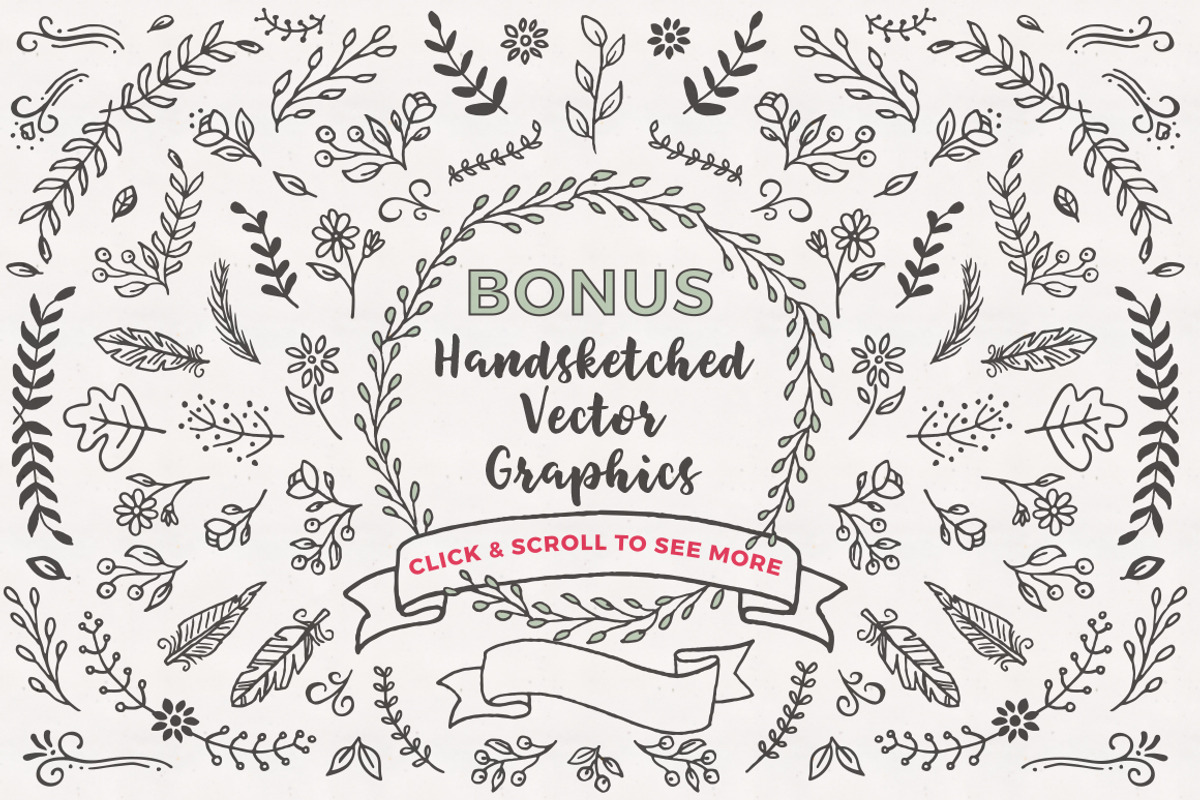 Quitanda Brush Script Font & Extras, a Script Font by milenabdesign (Photo 2 of 12)