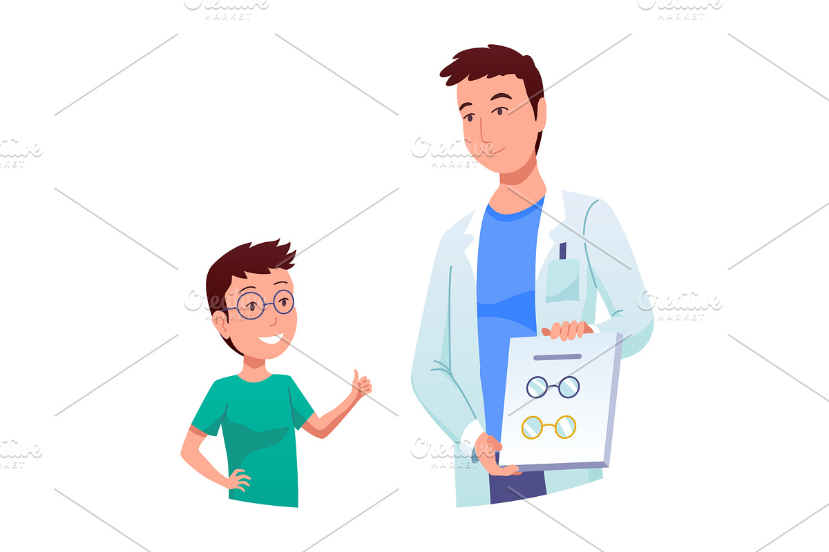 Eyesight diagnostics, a Healthcare Illustration by Things for designers