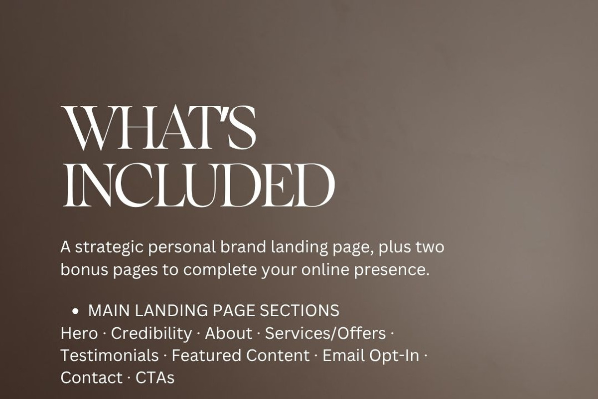 Wix Template for Personal Brand, a Wix Template by JOA CREATIVE LAB (Photo 11 of 11)