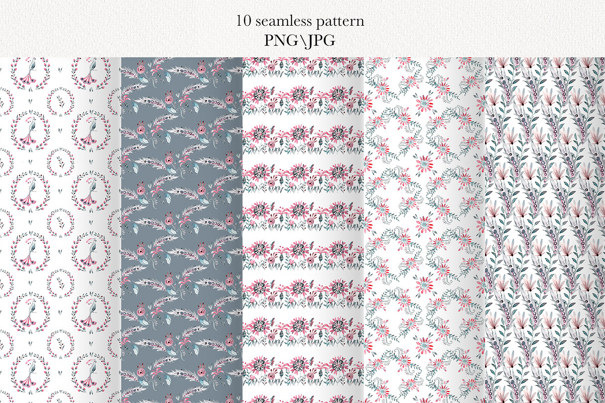 Wildflower Birds Collection PNG, an Animal Illustration by ZinchArt (Photo 6 of 14)