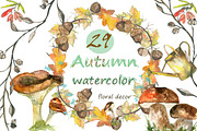 Yellow autumn watercolor, an Animal Illustration by JuliaFast (Thumbnail 4 of 7)