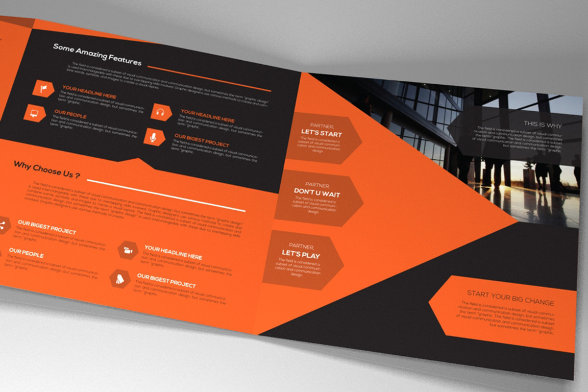 Indesign Brochure red-black theme, a Brochure Template by RudanStudio (Photo 7 of 7)