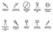 Pruning and grafting tools Icon Set, an Outline Icon by Nurlan's shop (Thumbnail 5 of 6)