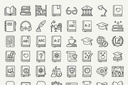 39 Book Lover Outline Icons, an Outline Icon by adenpinkstore (Thumbnail 1 of 7)