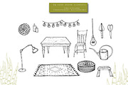 Home Plants Clipart Collection, a Graphic by Hand drawn Boutique (Thumbnail 5 of 10)