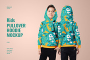 Kids Pullover Hoodie Mockup, a Hoody Mockup by Designertale (Thumbnail 2 of 7)