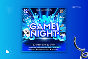 Game Night Flyer Canva Template, a Flyer Template by PeetalyStudioDesigns (Thumbnail 4 of 5)