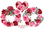 Valentine's Day watercolor set, an Animal Illustration by Pretty light (Thumbnail 3 of 5)