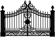 Luxury Ornamental Gate Bundle, a Decorative Illustration by Creativeshirt (Thumbnail 8 of 13)