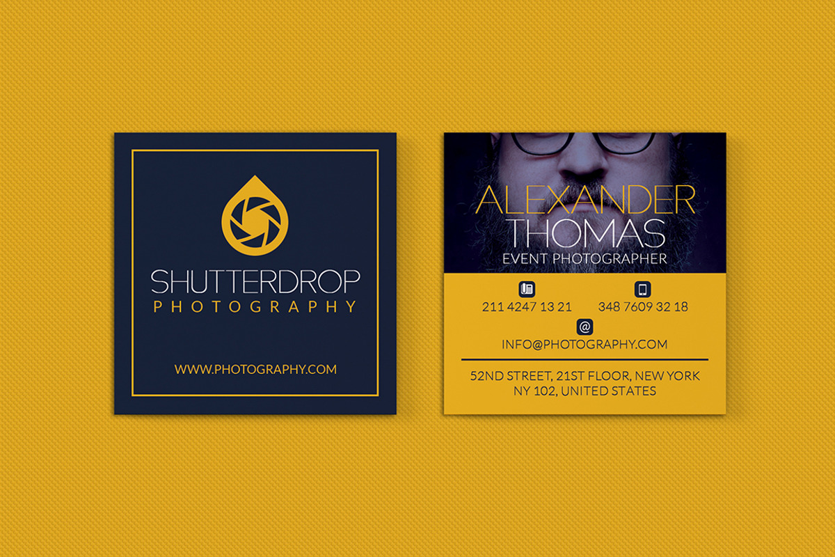 Mini Photographer Business Card, a Business Card Template by Marvel (Photo 4 of 6)