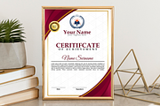 Modern A4 certificate template, a Branding & Logo Template by Graphix Studio (Thumbnail 4 of 7)