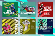Football Instagram Post, a Social Media Template by temphall (Thumbnail 2 of 4)