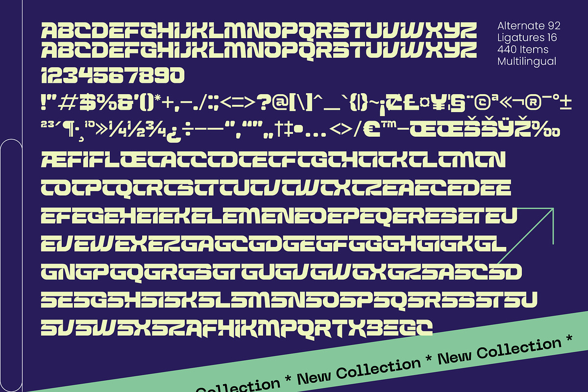Vision Horizon Futuristic Display, a Sans Serif Font by timelesstype.co (Photo 10 of 10)