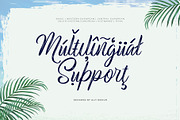 White Monkey, a Script Font by alit design (Thumbnail 11 of 15)