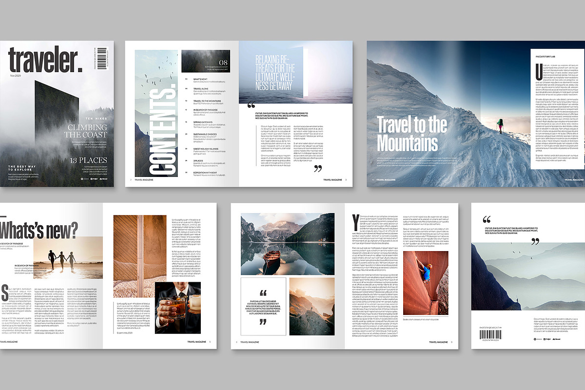Magazine Template, a Magazine Template by BrandPacks (Photo 3 of 6)