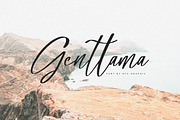 Genttama Elegant Script Font, a Script Font by NTC Graphic (Thumbnail 1 of 8)