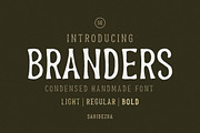 Branders - Condensed Handmade Font, a Font by Sarid Ezra (Thumbnail 1 of 6)