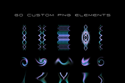 490 Abstract png elements bundle, an Object Graphic by MAcherry design studio (Thumbnail 8 of 44)