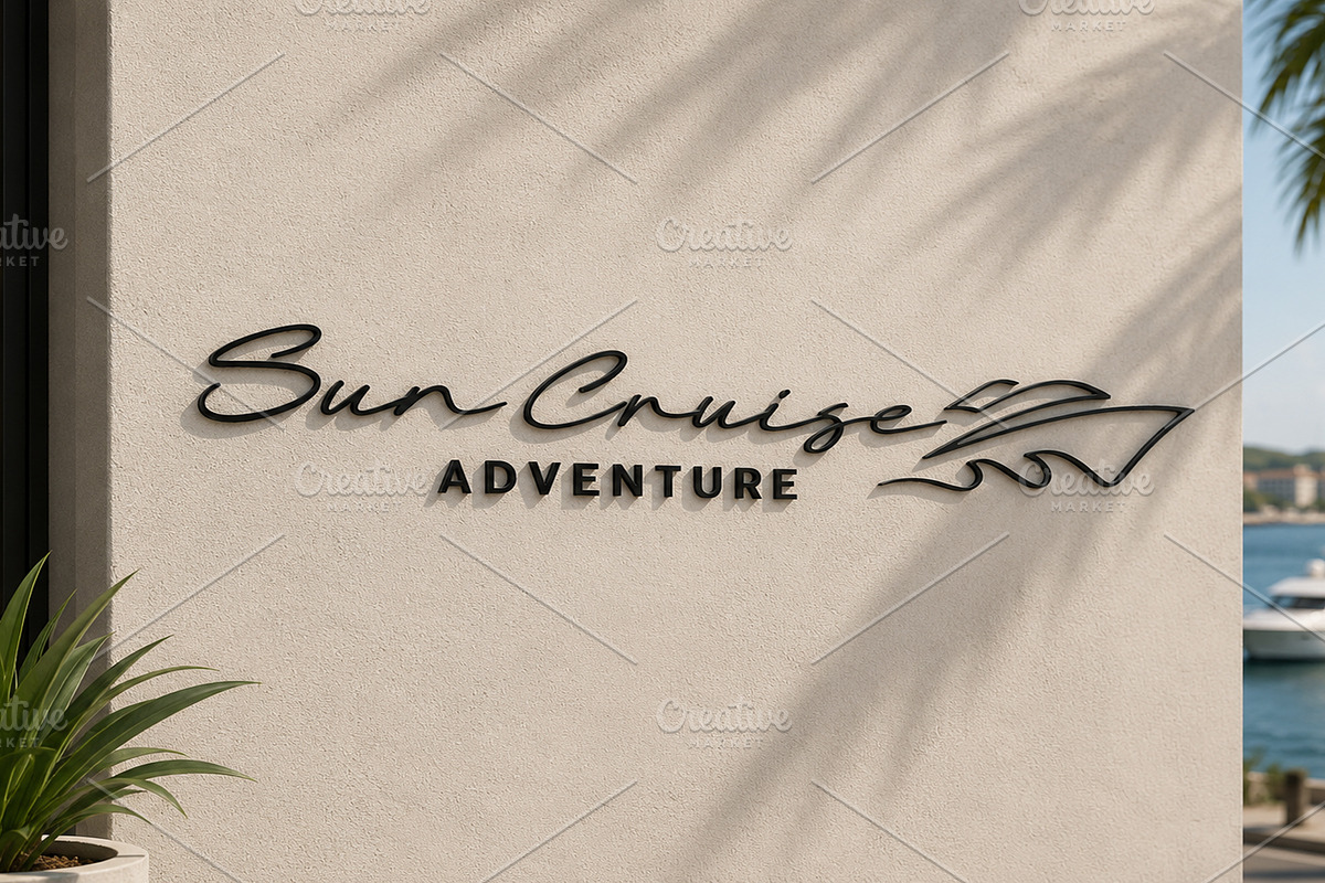 Speed Boat Yacht Cruise Ship Logo, a Branding & Logo Template by Enola99d (Photo 1 of 2)