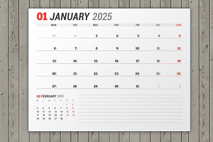 Wall Calendar 2025 WC037-25