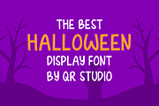 Halloween Orange Font, a Handwritten Font by QR Design Studio (Thumbnail 6 of 8)
