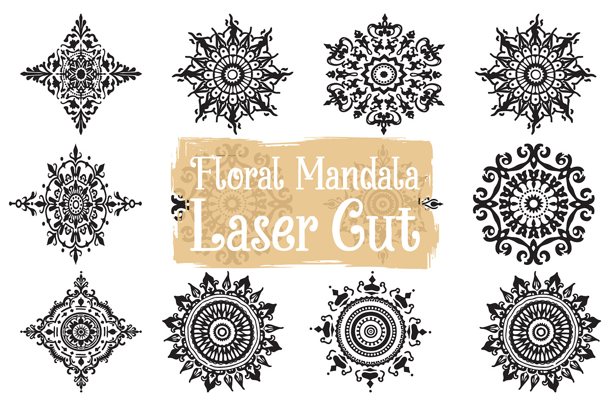 Intricate Floral Laser Cut, an Illustration by hafijul