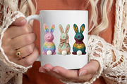 Happy Easter Bunny Png Faux Yarn Eas, an Illustration by designcity5 (Thumbnail 5 of 9)