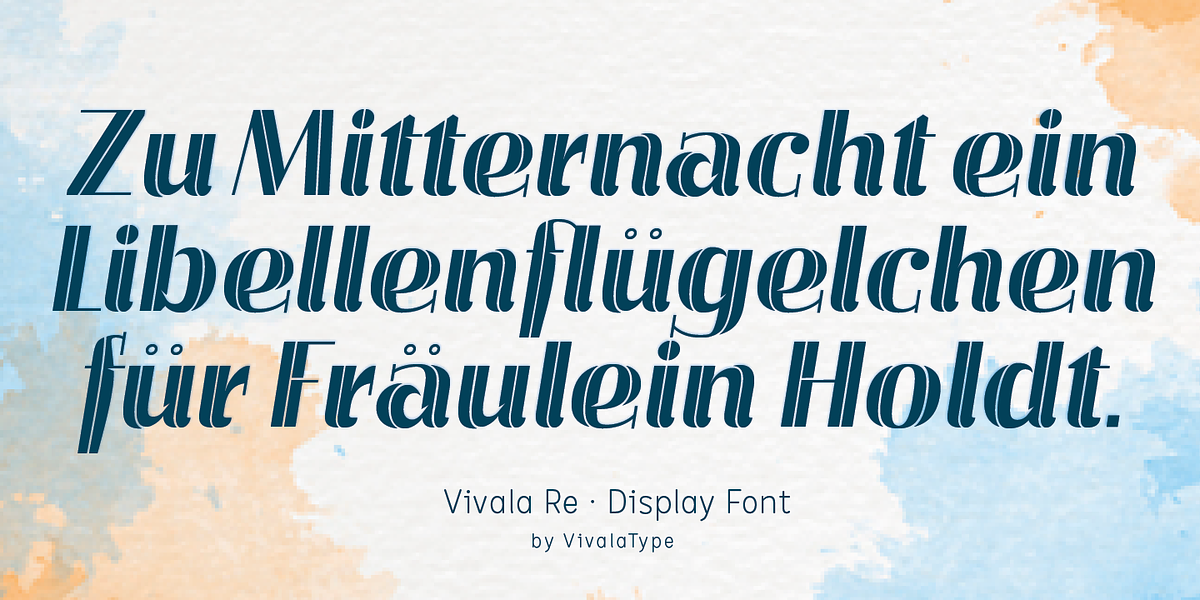 Vivala Re, a Font by VivalaType (Photo 7 of 8)