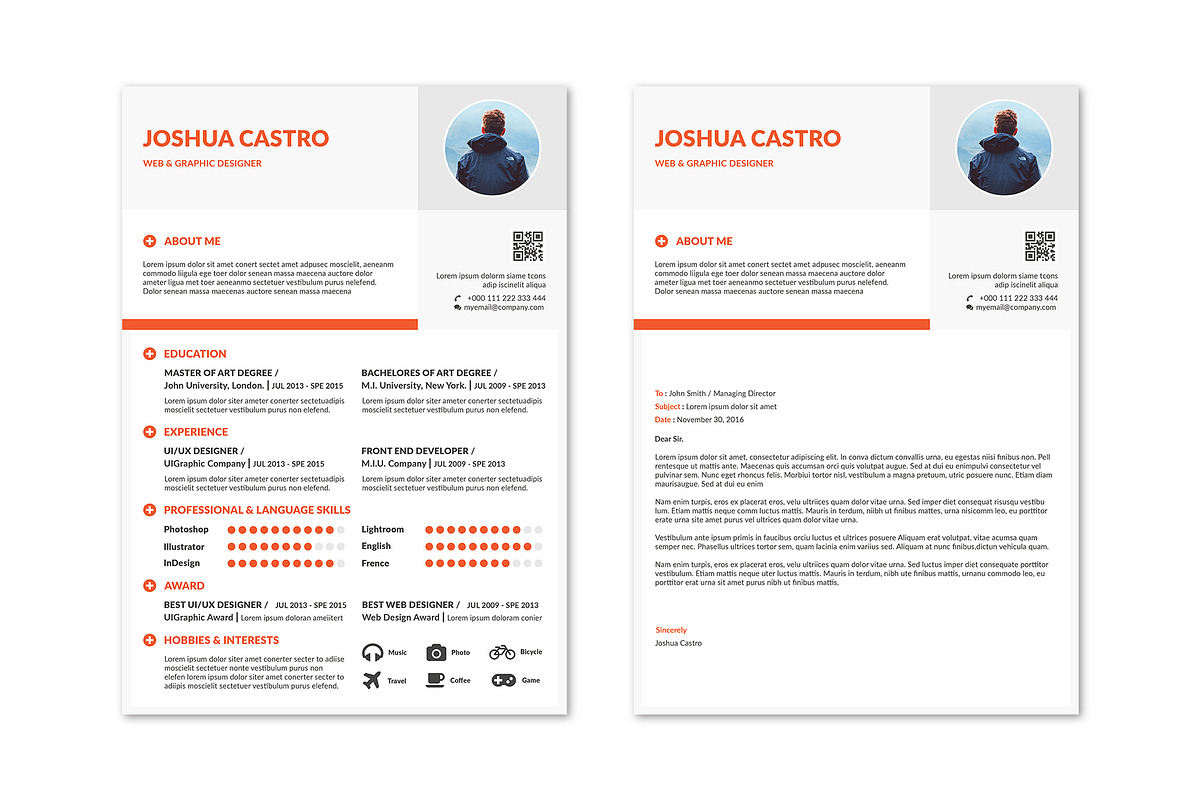 Creative Resume, a Resume Template by KHIDD (Photo 3 of 6)