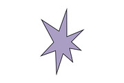Irregular star shape icons, an Object Graphic by Elena Pimukova (Thumbnail 13 of 16)