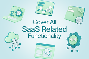 Saasy - SaaS 3D Icon Set