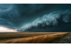 Majestic storm as it moves, an Illustration by Lukas Jonaitis SHOP