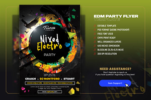 Night Club Flyer EDM Party