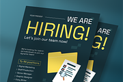 Green We are Hiring Flyer, a Flyer Template by Annora Studio (Thumbnail 3 of 6)