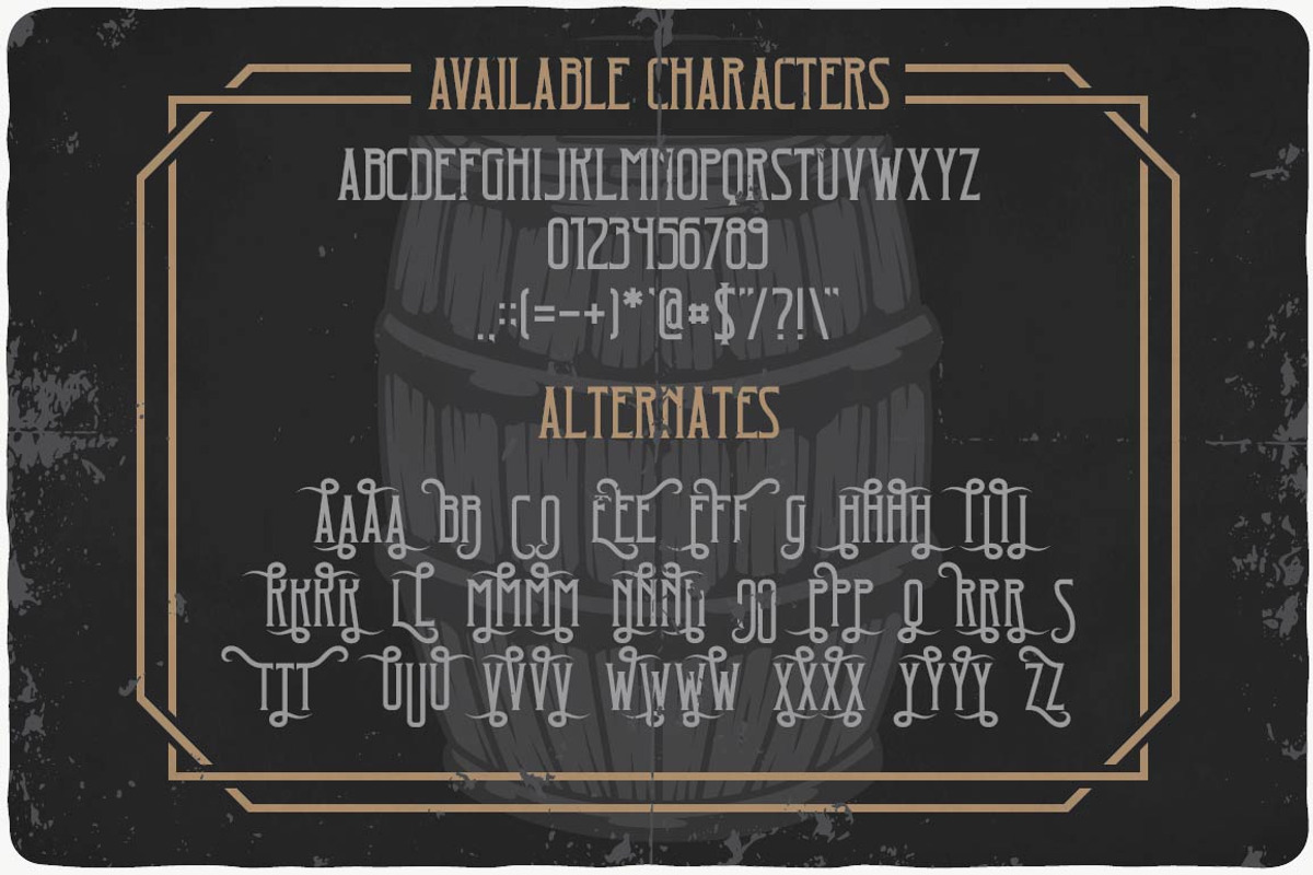Vintage Fonts Bundle, a Font by VozzyStock (Photo 11 of 29)