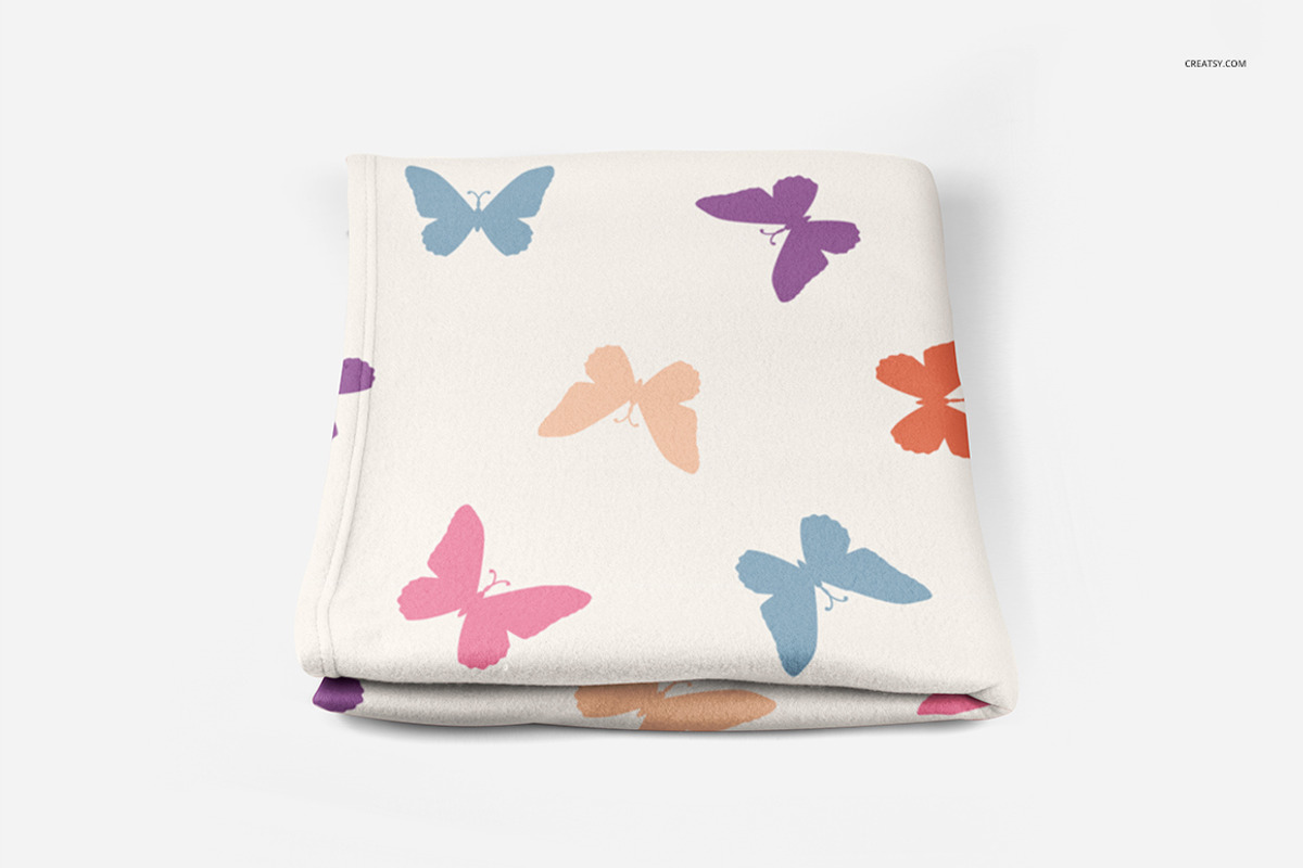 Fleece Blanket 2 Mockup Set, a Product Mockup by creatsy4 (Photo 2 of 8)