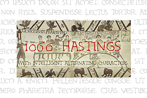 1066 Hastings, a Script Font by GLC Foundry
