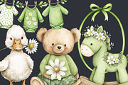 Daisy Nursery 51 PNG, 8 JPG, a Decorative Illustration by EleSArtDesign (Thumbnail 4 of 4)