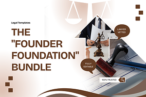 The Founder Foundation Bundle, a Stationery Template by Premium Digital Templates
