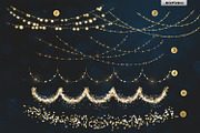 Christmas Lights Golden Glow, a Layer Style Add-On by MixPixBox (Thumbnail 8 of 12)
