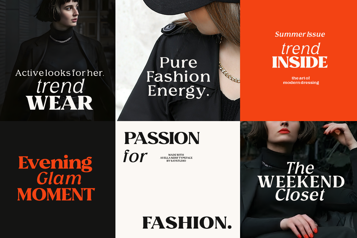 Elegant Editorial Serif - Avella, a Font by Say Studio (Photo 2 of 14)