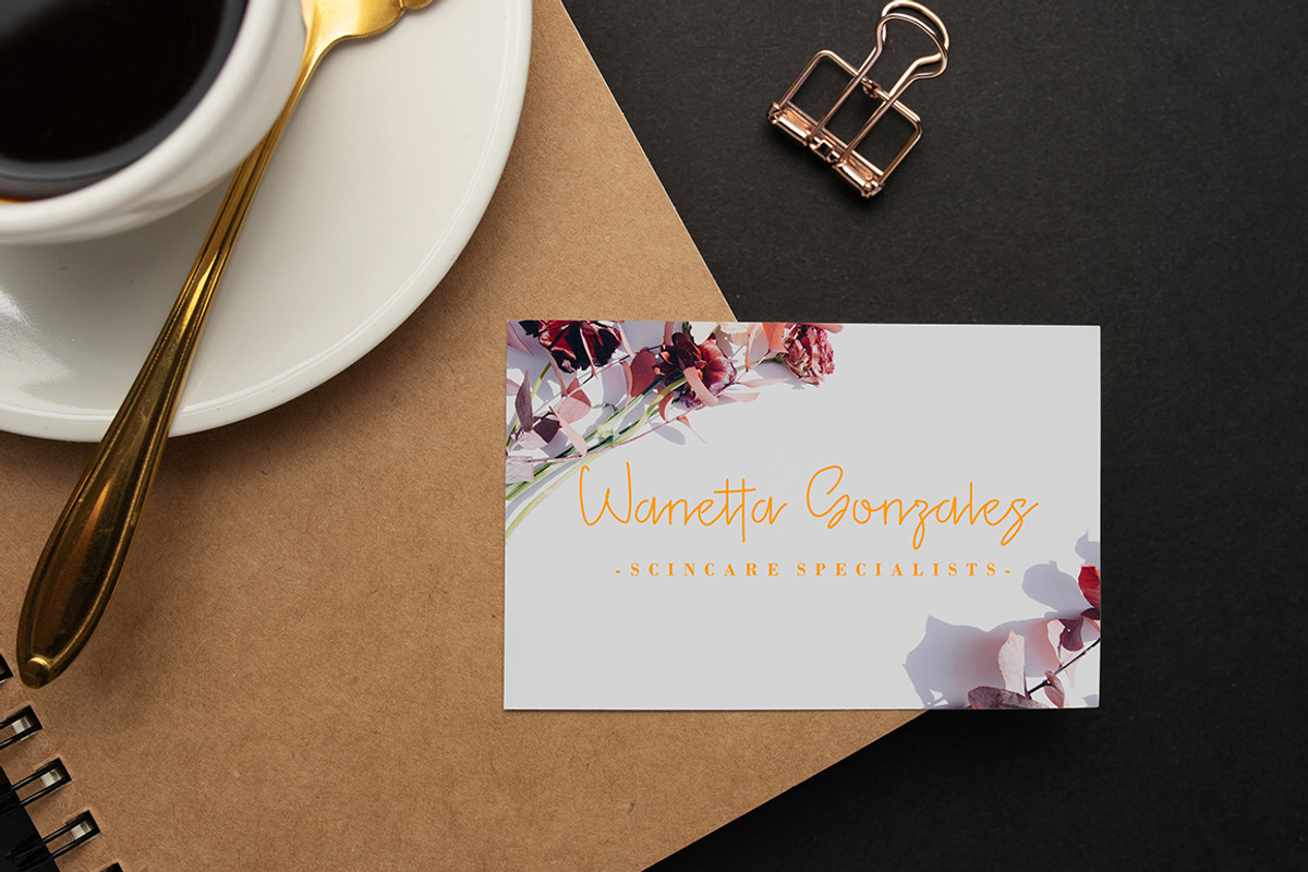 Hulgattamy - Monoline Script Font, a Script Font by Akcsel Tara (Photo 6 of 10)
