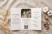 Photo Wedding Program Template, an Invitation Template by Arslan (Thumbnail 4 of 4)