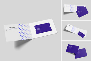 Gift Card Mockup, an Advertising Mockup by Twins_studio926