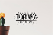 Troficanos Handwriting Display Font, a Slab Serif Font by 24Design Studios (Thumbnail 1 of 5)