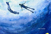Watercolor kit - Under the Sea, an Animal Illustration by Elegantia (Thumbnail 8 of 12)